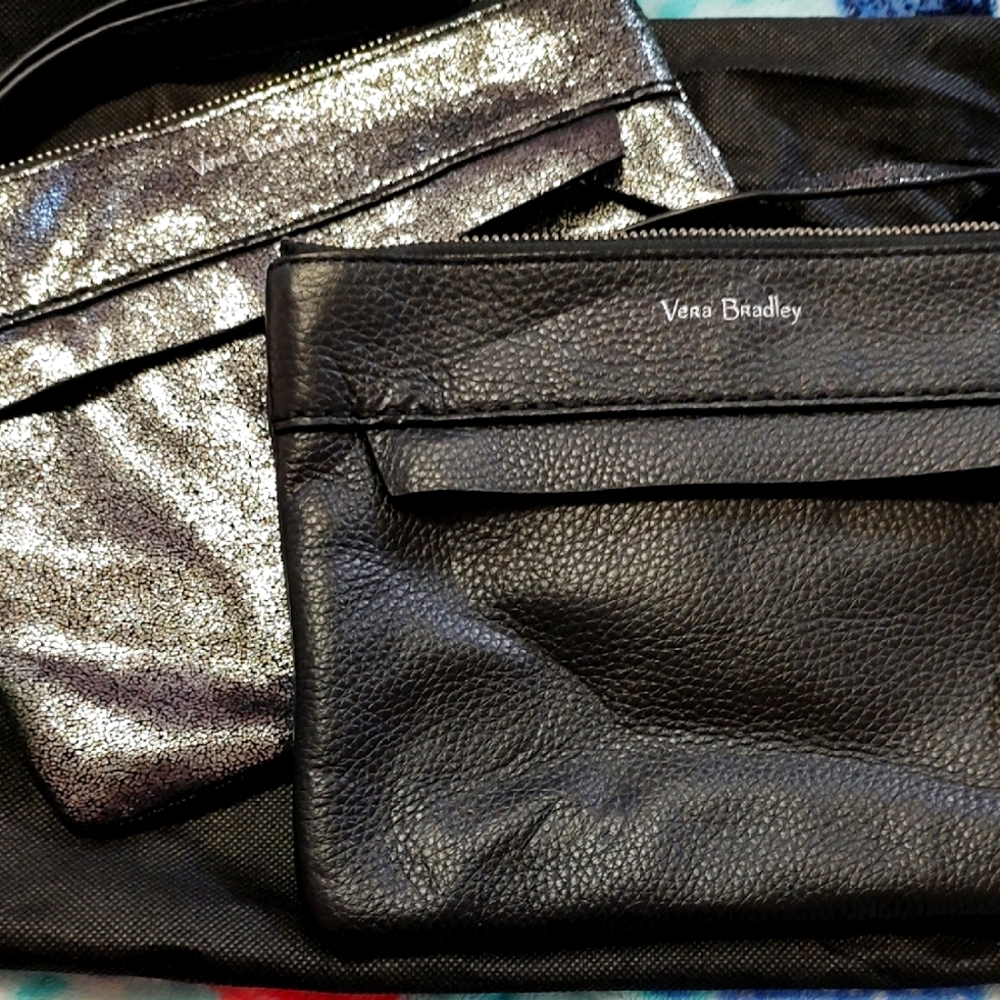 Vera Bradley Black and Silver Women's Bag Set